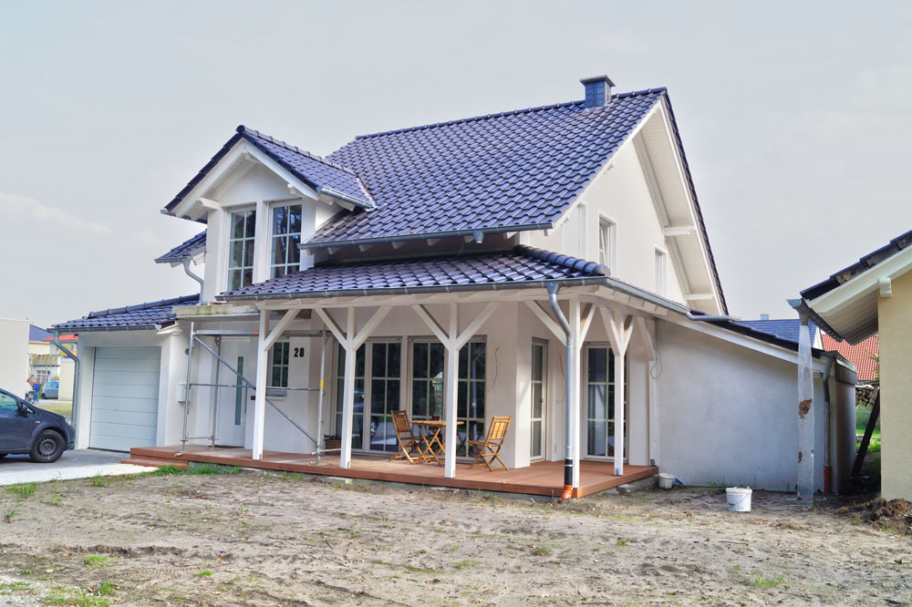 Fenster mit Sprossen in Boke